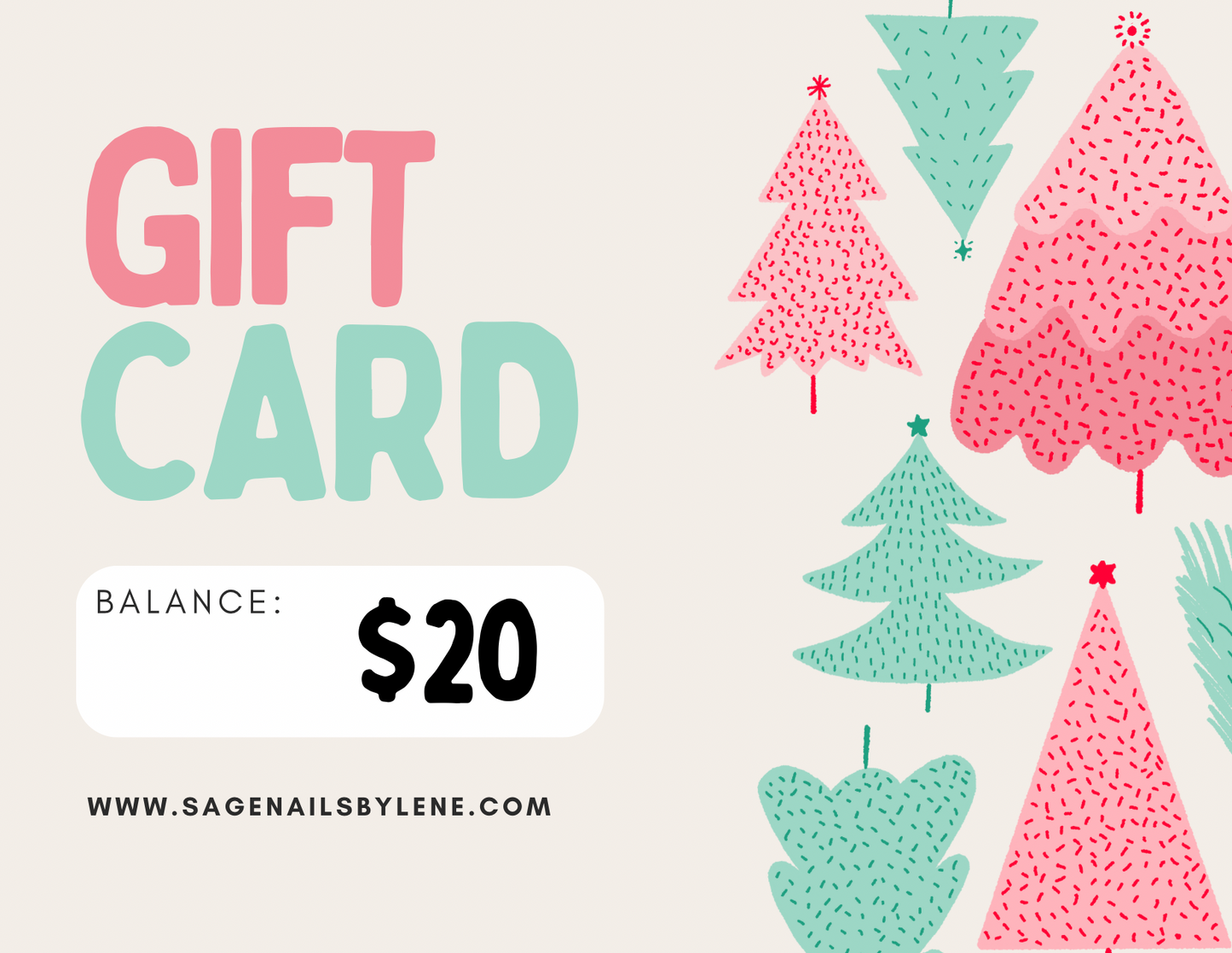 Holiday Gift Card