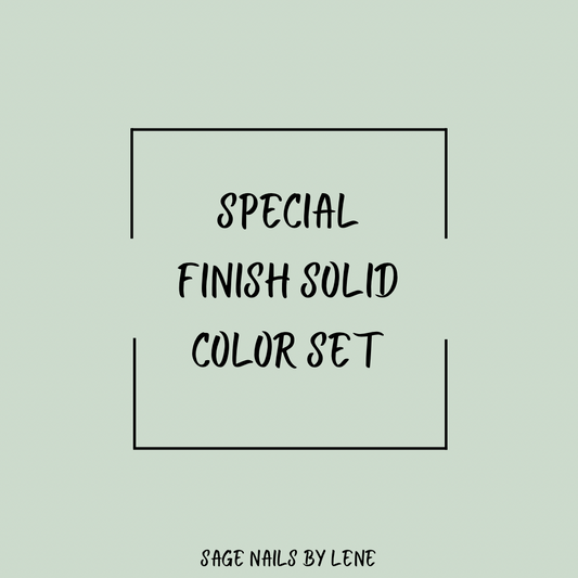 Special Finish Solid Set